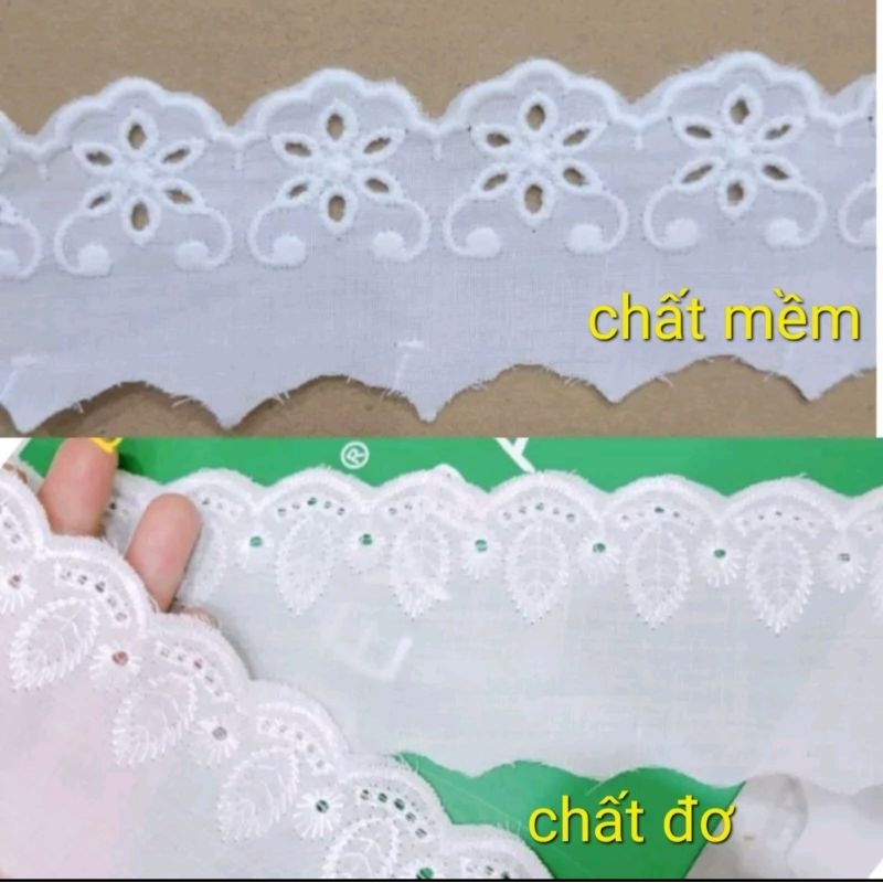 Thanh lý ren thô trang trí viền