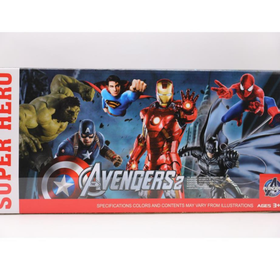 Combo 5 Siêu Anh Hùng Marvel, Nhựa ABS nguyên sinh, Cao 12cm, 564-821
