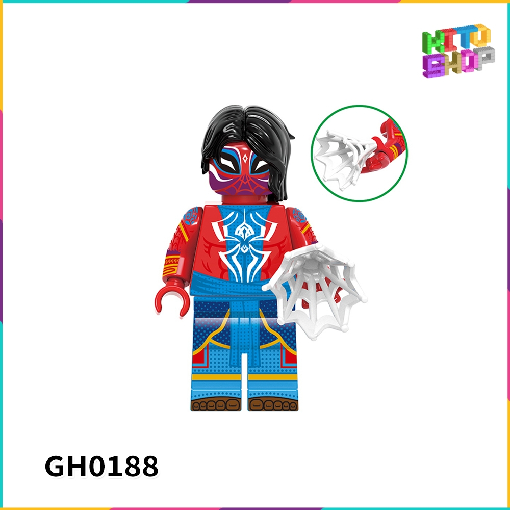 Đồ Chơi Lắp Ráp Minifigures Người Nhện Spider Man Đa Vũ Trụ Nhân vật Marvel G0124