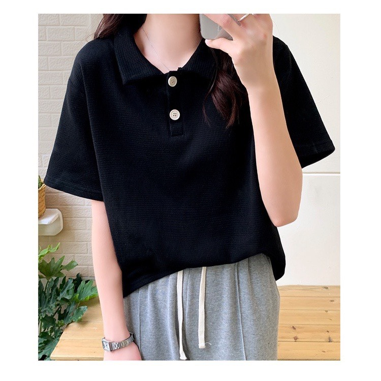 Áo Thun polo Tay Ngắn Màu Sắc Đơn Giản | BigBuy360 - bigbuy360.vn