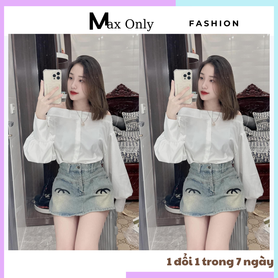 Chân váy bò nữ đẹp, vái jean nữ chất demin dày dặn, đẹp, siêu hot