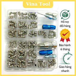 Hộp đầu bơm, vòi bơm mỡ 60c và 80c, hộp vú bơm mỡ, vú mỡ loại m6, m8, m10, đầu bơm kim, đầu bơm nhọn, đầu bơm tròn