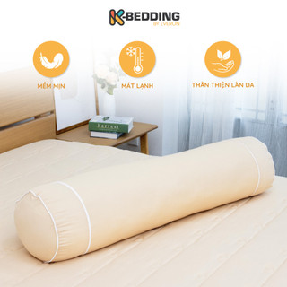 Vỏ gối ôm khóa kéo k-bedding by everon chất vải ice-tencel knts 80x100cm