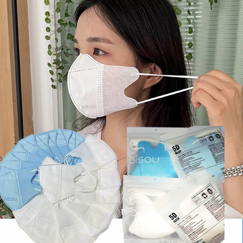Túi 10 cái Khẩu trang 5D MASK Bisou người lớn