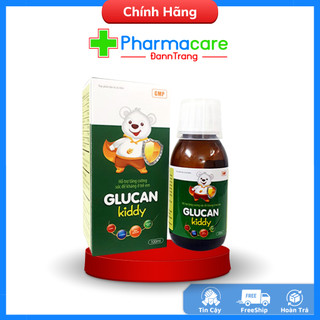 Siro tăng đề kháng Glucan Kiddy - Giúp bé ăn ngon, kích thích tiêu hóa - Lọ 100ml - Đann Trtang Pharmacare