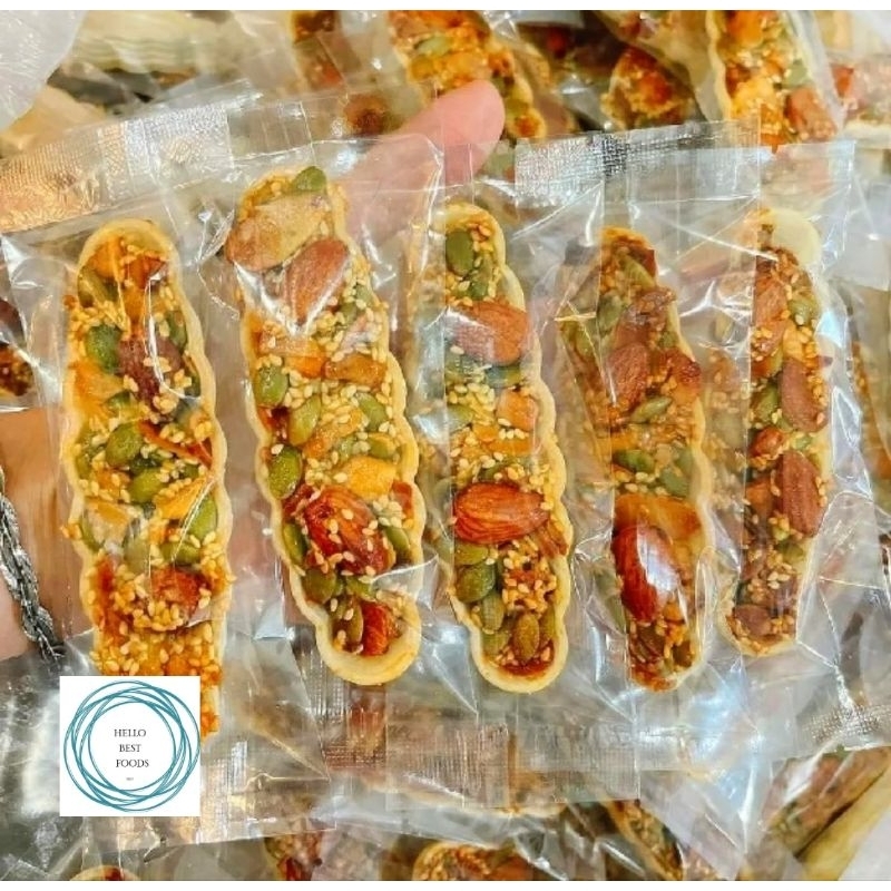 Bánh Thuyền Mix Hạt GO NUTS Và Rong Biển Kẹp Hạt Dinh Dưỡng