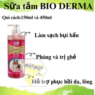 Sữa tắm bio derma tr ị ghẻ, nấm da chó mèo