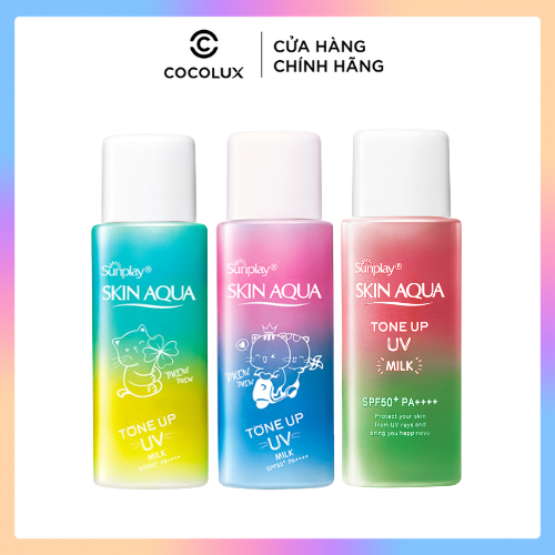 Sữa Chống Nắng Sunplay Skin Aqua Tone Up UV Milk - Lavender SPF50+ PA++++ 50g