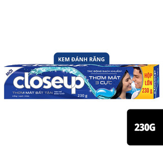 Kem đánh răng Closeup bạc hà 230g