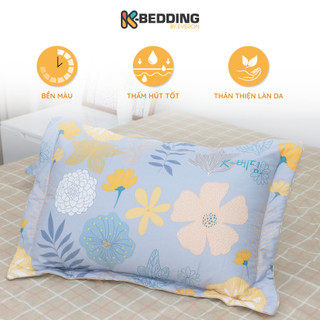 Vỏ gối nằm chần bông cotton hàn quốc k-bedding by everon 45x65cm