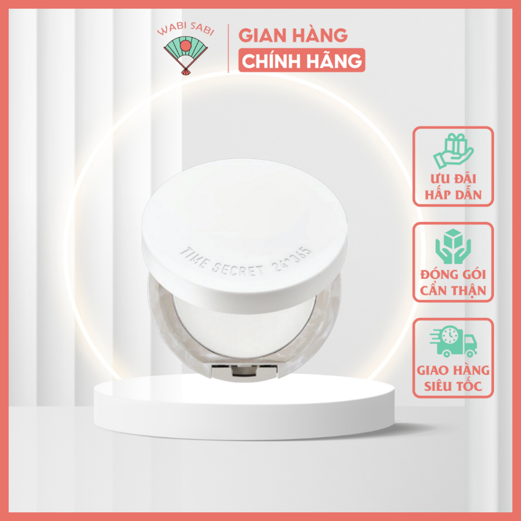 Phấn phủ kiềm dầu chống nắng TIME SECRET Clear Veil Nội Địa Nhật - Phân Phối Từ WabiSabi