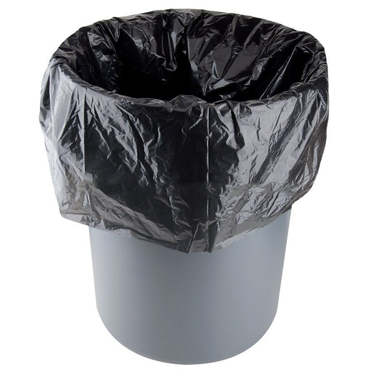 [Sét 3 cuộn]Túi đựng rác tự phân hủy màu đen không lõi size 55cmx65cm