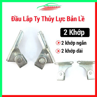 Combo 2 đầu gắn trợ lực cốp xe ô tô dạng bản lề hai khớp
