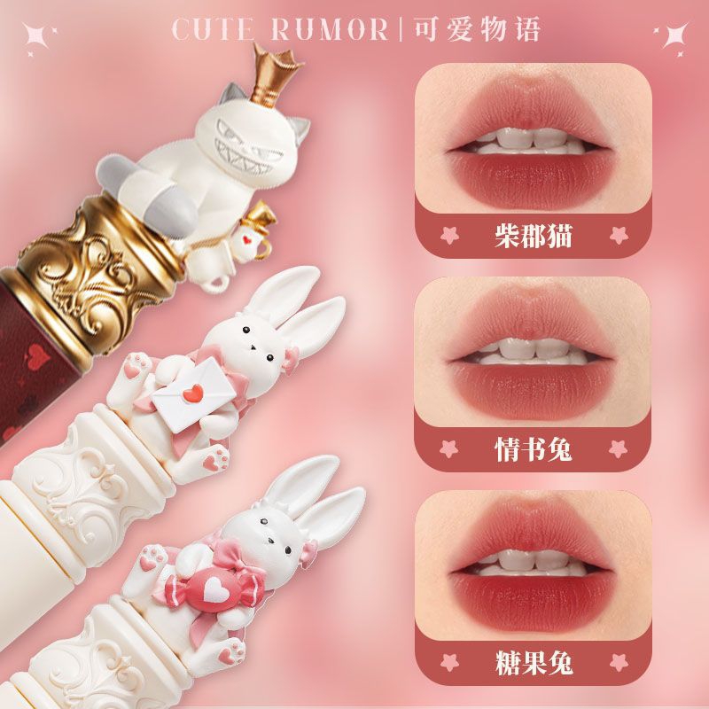 Set son bùn glaze tông màu trà đào 🍑 Cute Rumor mẫu mới nhất