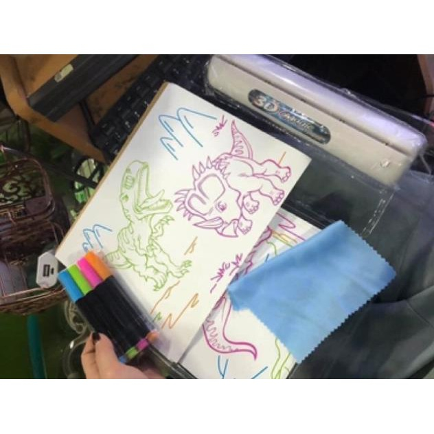 Bảng vẽ tranh 3D cho bé thỏa sức sáng tạo Magic 3D Drawing Board