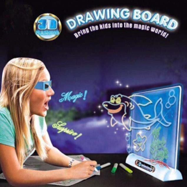 Bảng vẽ tranh 3D cho bé thỏa sức sáng tạo Magic 3D Drawing Board