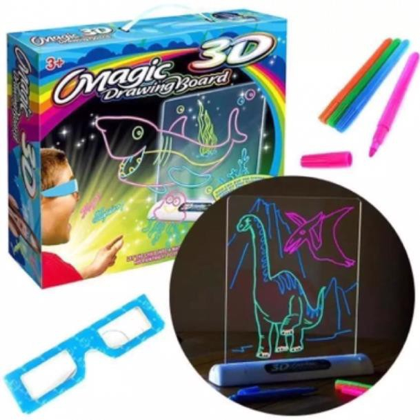Bảng vẽ tranh 3D cho bé thỏa sức sáng tạo Magic 3D Drawing Board