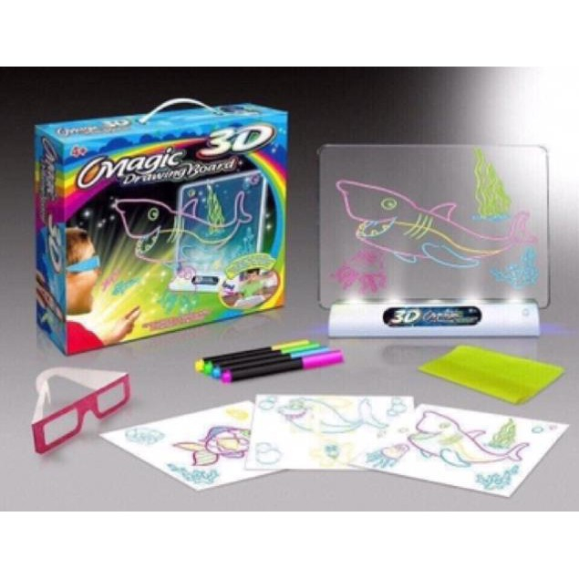 Bảng vẽ tranh 3D cho bé thỏa sức sáng tạo Magic 3D Drawing Board