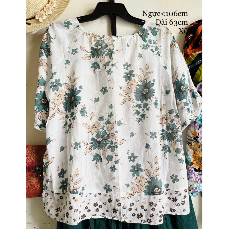 Áo Vintage Hoa