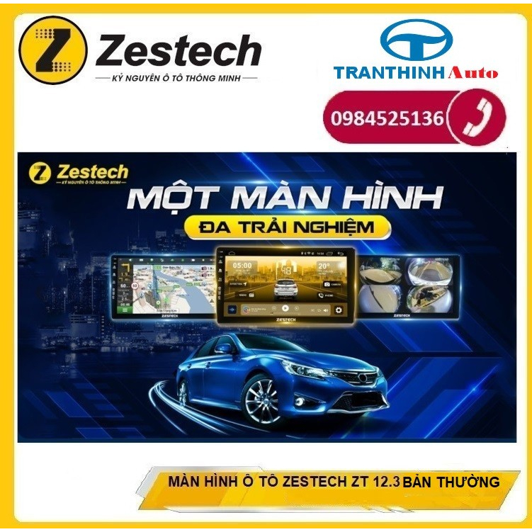 TẶNG MẶT DƯỠNG THEO XE Đầu Màn Hình Android 12.3 INCH ZESTECH ZT 12.3 BẢN CAO CẤP CAMERA 360 CHO Ô TÔ