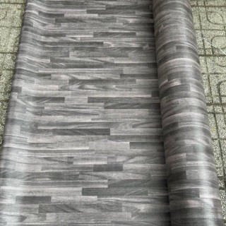 Thảm nhựa Simili trải sàn vân gỗ xám  - simili lót sàn chống trơn loại nhám chống nước