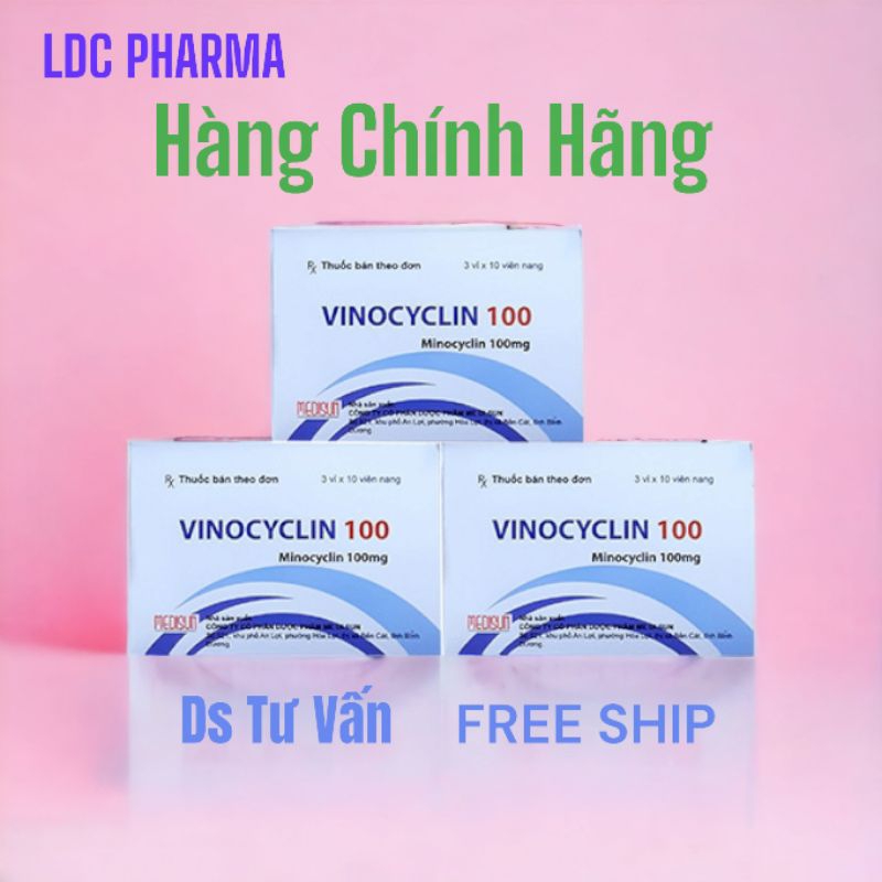 Vinocyclin 50 và Vinocyclin 100 Giúp Giảm Tình Trạng Mụn