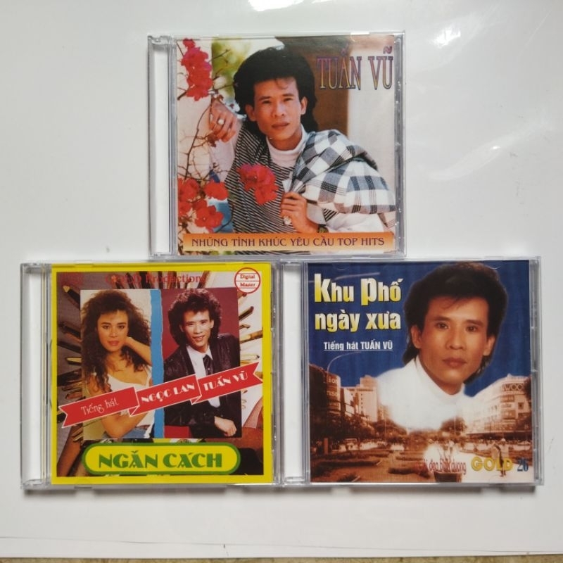 Bộ 3 cd Tuấn Vũ phono