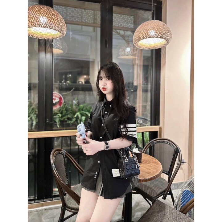 Áo Sơ Mi Thom Nữ Ngắn Tay - Áo Sơ Mi Đi Học