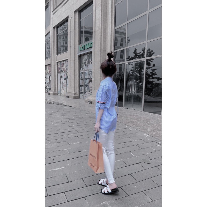 Áo Sơ Mi Thom Nữ Ngắn Tay - Áo Sơ Mi Đi Học