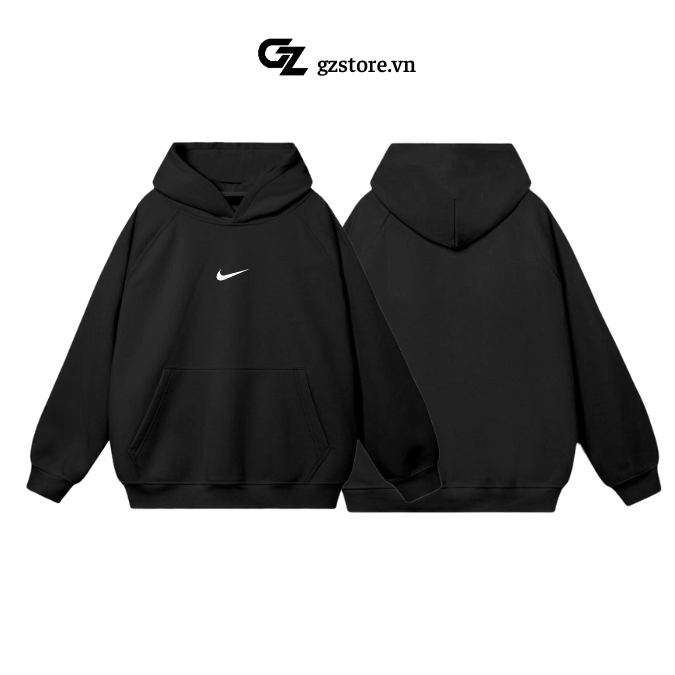 Áo hoodie Nike chính hãng chất nỉ bông dày dặn chuẩn form nam nữ unisex cao cấp Nike form rộng oversize.