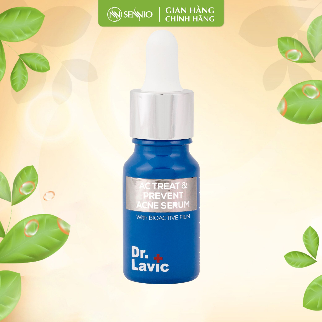 Serum ngừa mụn Dr.Lavic AC Treat & Prevent Acne kiềm dầu, chống tái phát mụn mờ thâm 10ml DR958