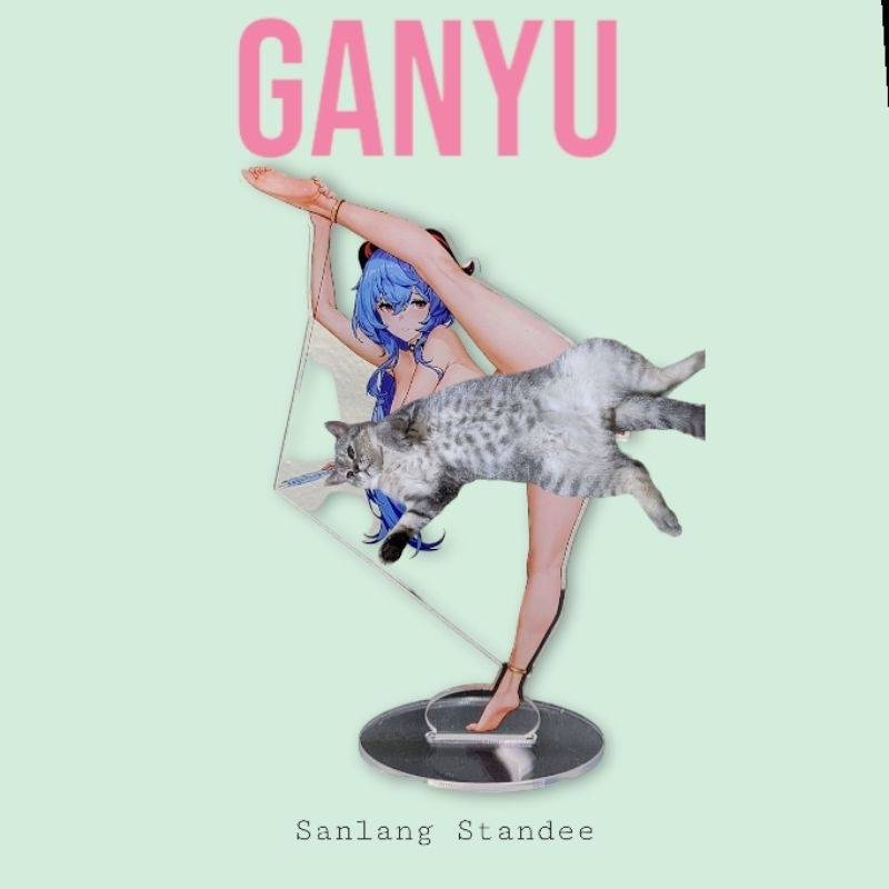 Ganyu. Mô hình Ganyu Genshin Impact, Standee Ganyu, Standee Genshin Impact.