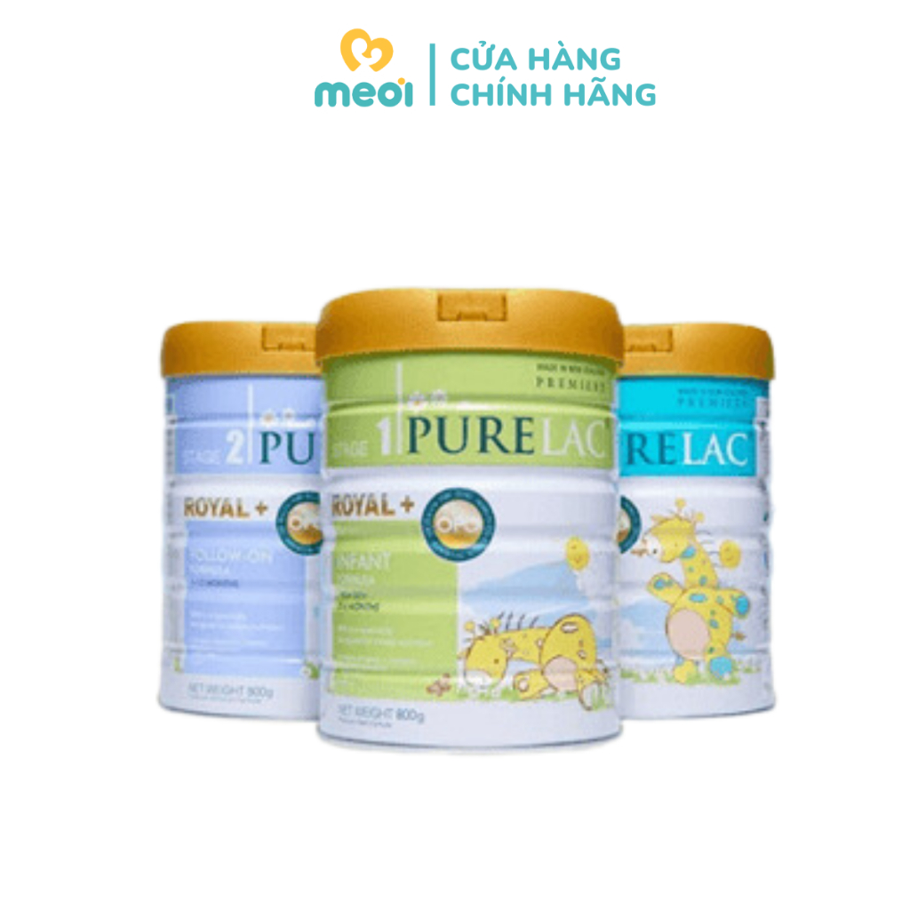 Sữa bột Purelac Royal+ Infant Formula số 1, 2, 3