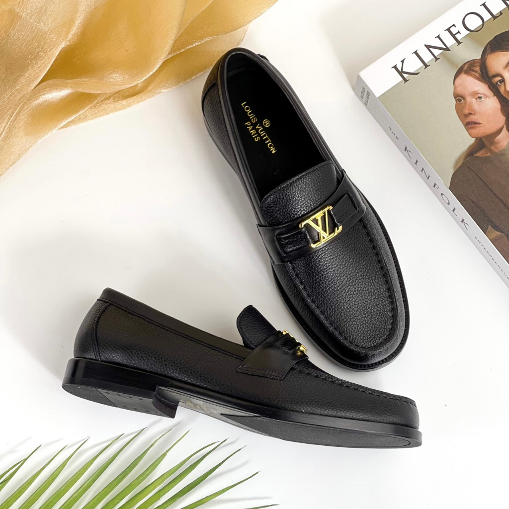 Giày da Loafer nam Louis Vuitton LF15 Da bò cao cấp