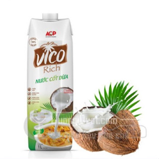 1 Hộp nước cốt dừa 16-19% béo VICO RICH 1L