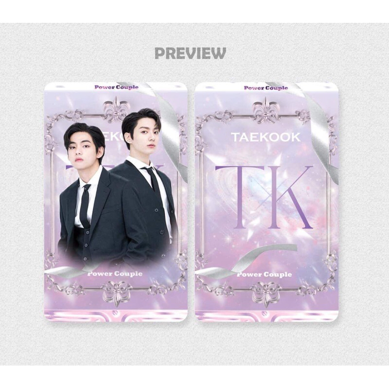 Box mix card des TaeKook