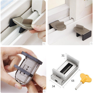 [FREESHIP] KHÓA GẮN CỬA LÙA, TRƯỢT, KÉO - 3 SỐ GẮN TỦ