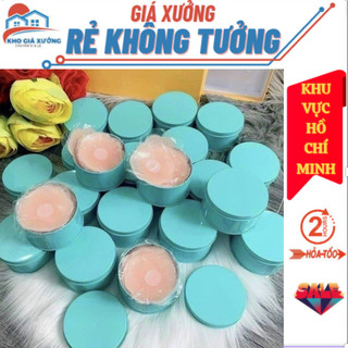 Hộp 10 miếng dán ngực silicon hình hoa cao cấp - miếng dán nhũ hoa - miếng dán ti