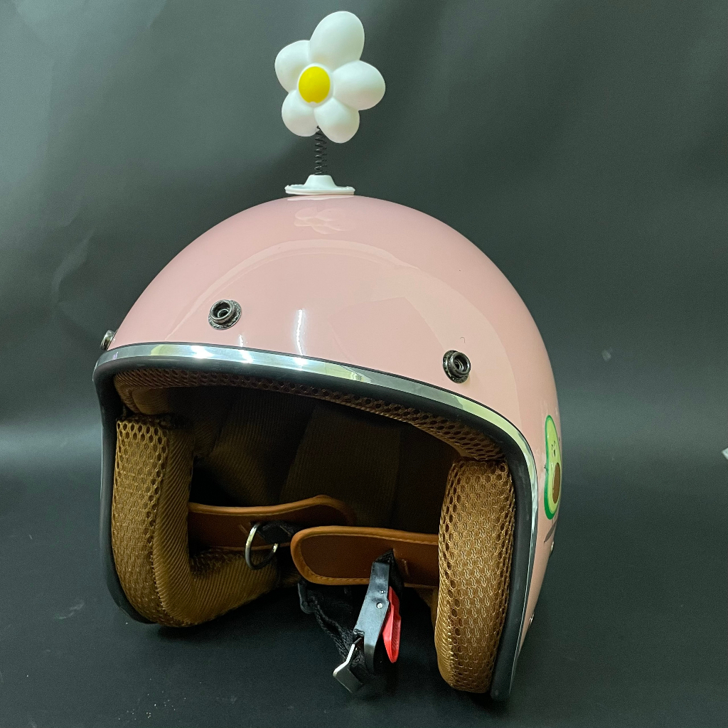 Bông hoa 2 Màu Gắn Trang Trí Mũ Bảo Hiểm Nhiều Màu