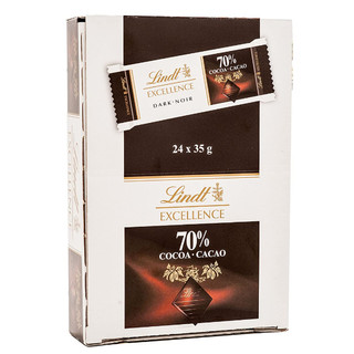 Chocolate Lindt Excellence Bars Cacao 35g - Chocolate hàng đầu Thuỵ Sỹ đầy đủ hương vị