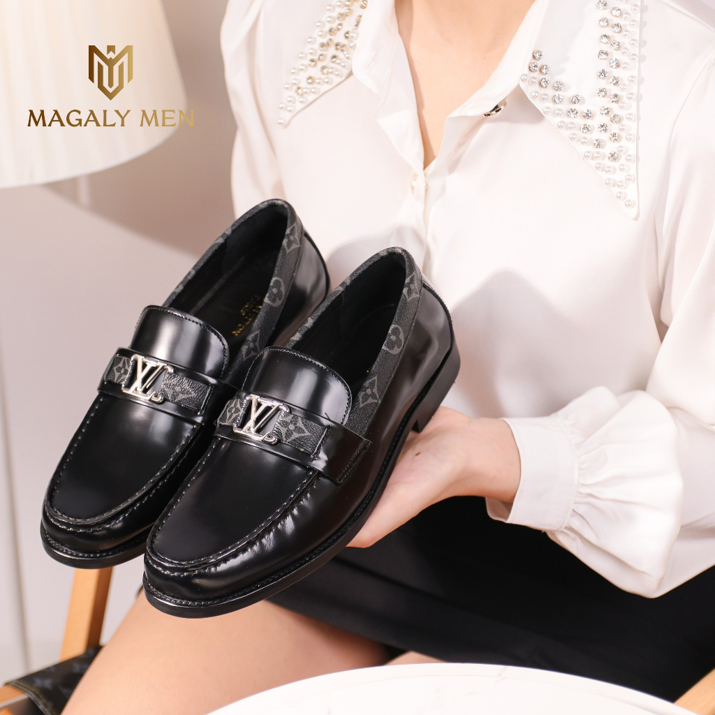 Giày da Loafer nam Louis Vuitton LF08 Da bò cao cấp