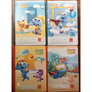 Vở ô ly 80 trang hồng hà 0515