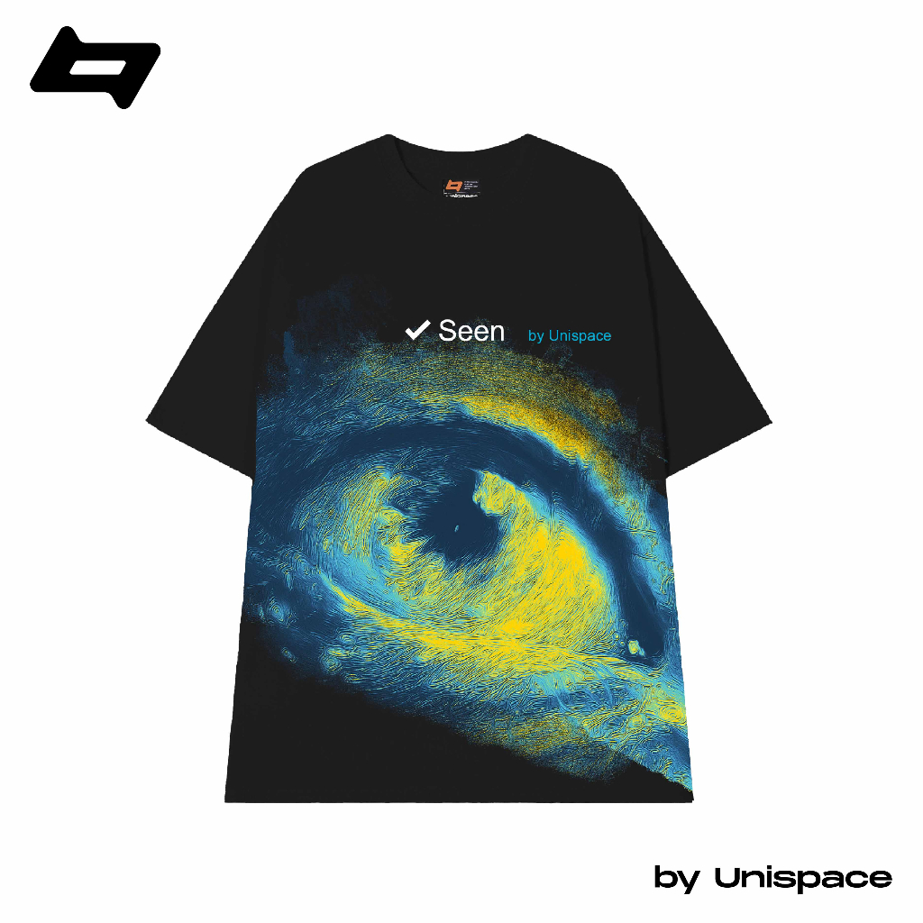 Áo thun local brand By UniSpace tay lỡ form rộng unisex nam nữ Seen Tee