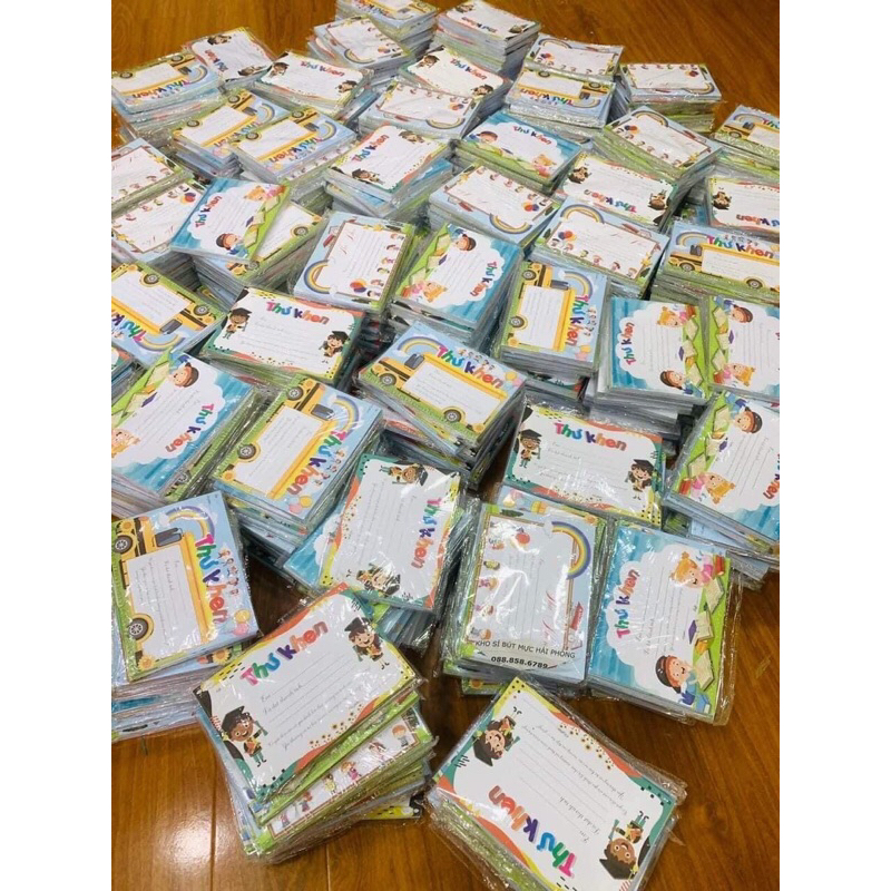 set thư khen 100 tờ
