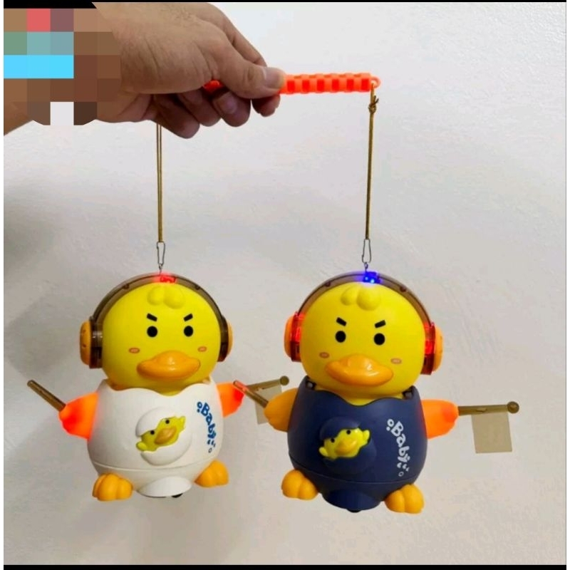 Đèn lồng Trung Thu hình vịt vàng con vui nhộn cho bé