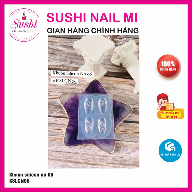 Khuôn silicon nơ có 8 kiểu