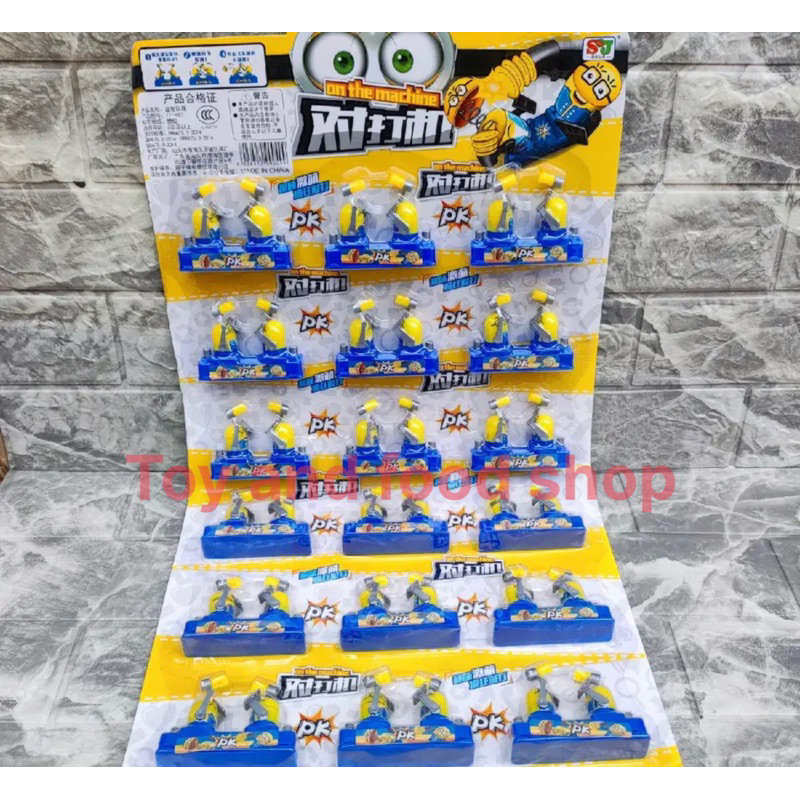 Đồ chơi minion gõ búa vui nhộn, xả stress ( sỉ vỉ 18 bộ)