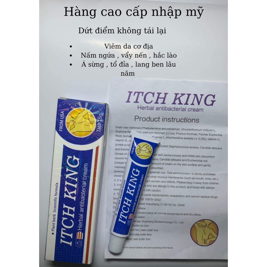 Kem bôi da Itch King hàng nhập Mỹ (date mới nhất ) combo 5 tuýp
