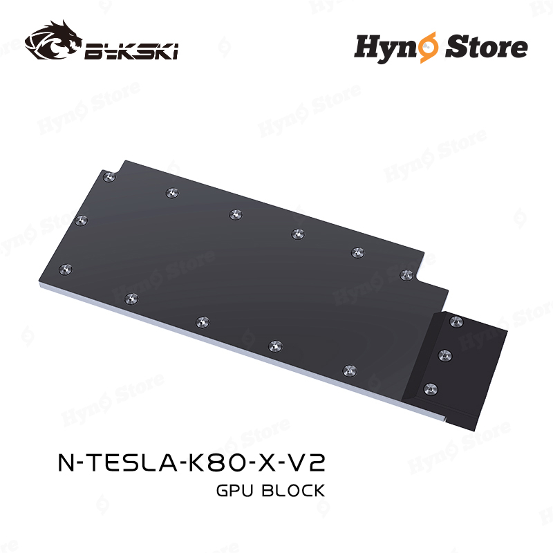 Block VGA Bykski N-TESLA-K80-X-V2 Tản nhiệt nước custom - Hyno Store