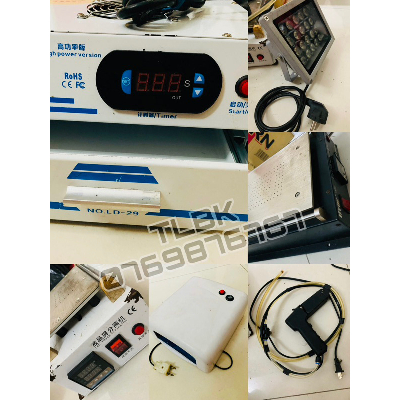 CÔNG CỤ VẬT TƯ ÉP KÍNH(ĐÈN HẤP UV,SÚNG BẮN KEO,BÀN NHIỆT,NỒI HẤP UV)
